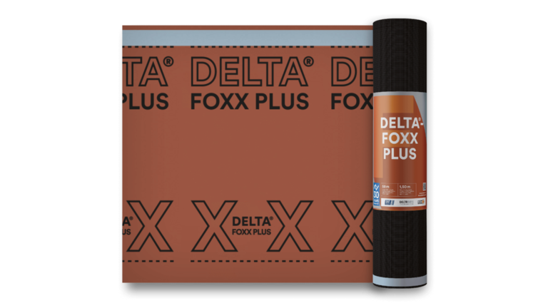 DELTA-FOXX PLUS Unterdeckbahn gerollt.